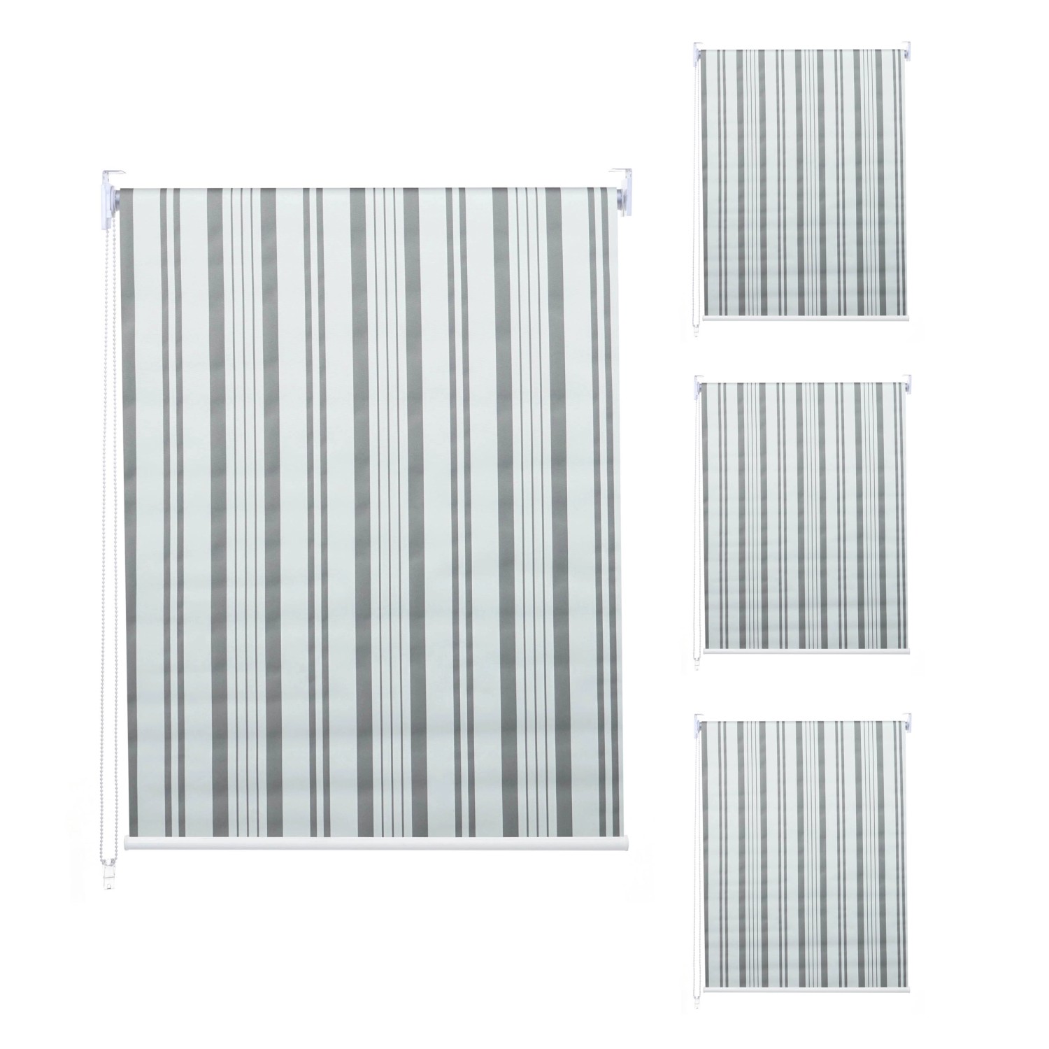 MCW Rollo D52 4er-Set 120x230cm Grau-Weiß von MCW