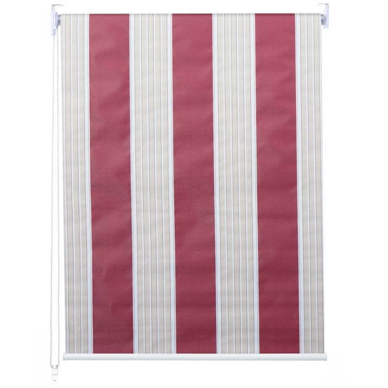 MCW Rollo D52 80x160cm Rot-Weiß/beige von MCW