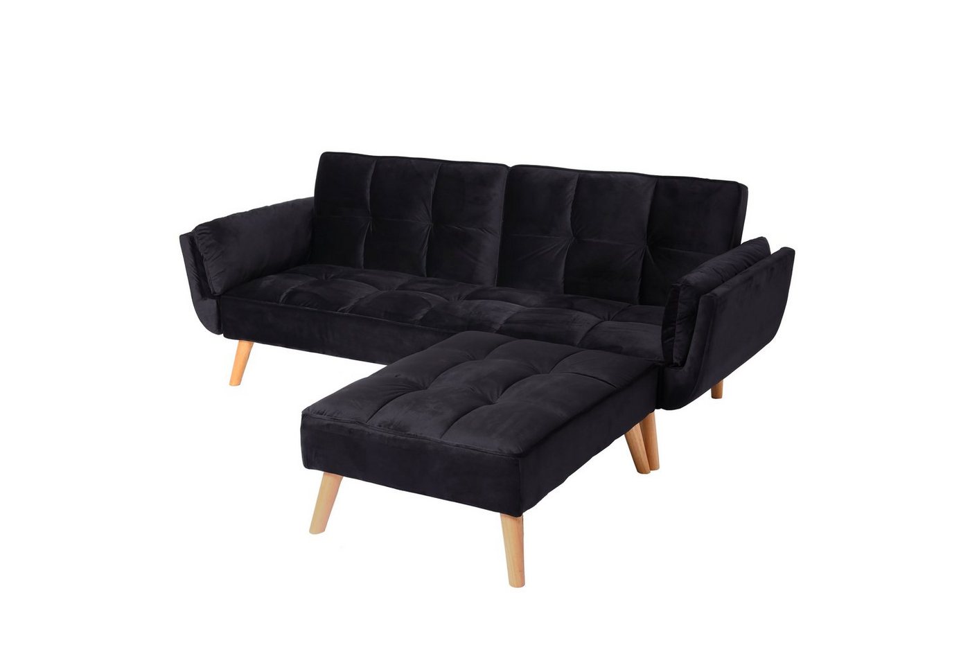 MCW Schlafsofa MCW-K18, Mit Schlaffunktion Hohe Standfestigkeit, Montage durch Stecksystem von MCW