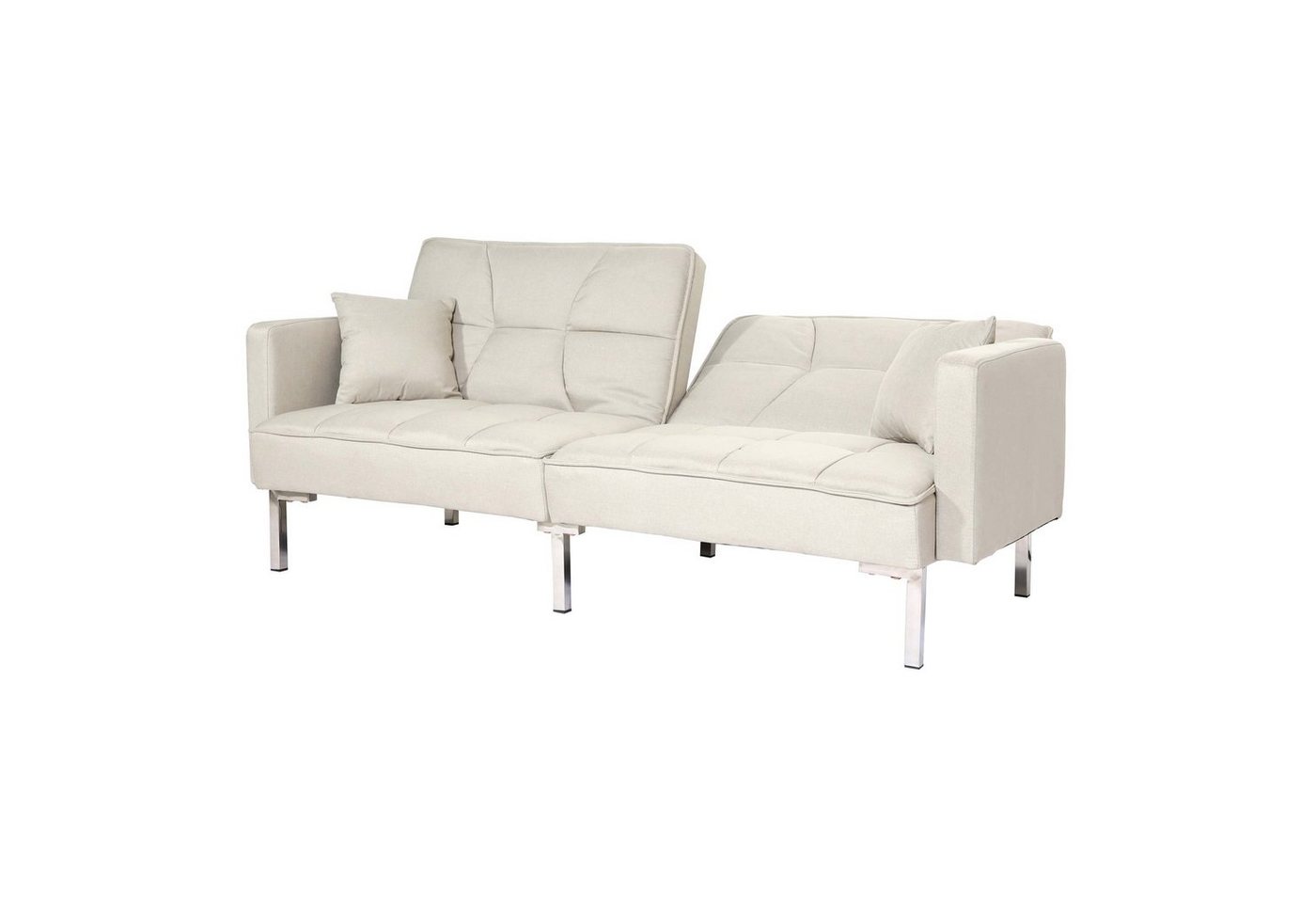 MCW Schlafsofa MCW-K65, Inklusive 2 Kissen Dekorative Ziernaht, Maximale Belastbarkeit: 250 kg von MCW