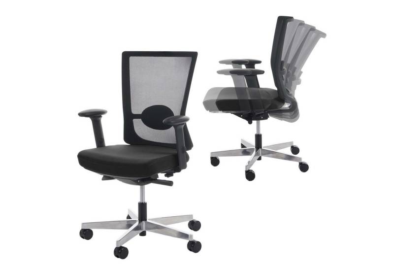 MCW Schreibtischstuhl Karlstad, Netzbespannung für Luftzirkulation am Rücken, Ergonomisch geformt von MCW