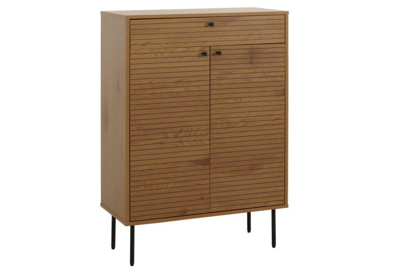 MCW Schuhschrank MCW-N78-SR Türoberfläche in skandinavischem Stil mit dekorativem Griff von MCW