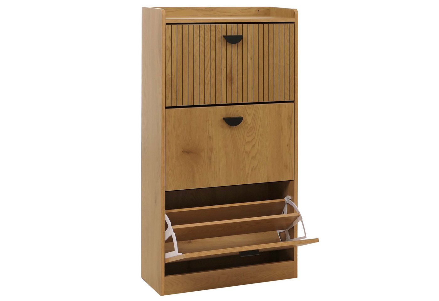 MCW Schuhschrank MCW-O39-SK Stauraum in 3 Klappfächern MCW Schuhschrank MCW-O39-SK Stauraum in 3 Klappfächern von MCW