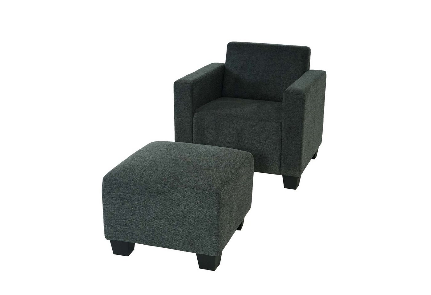 MCW Sessel Moncalieri-S-O (2-St), Moderner Lounge-Stil Sitzpolsterung, Abgerundete Ecken und Kanten von MCW