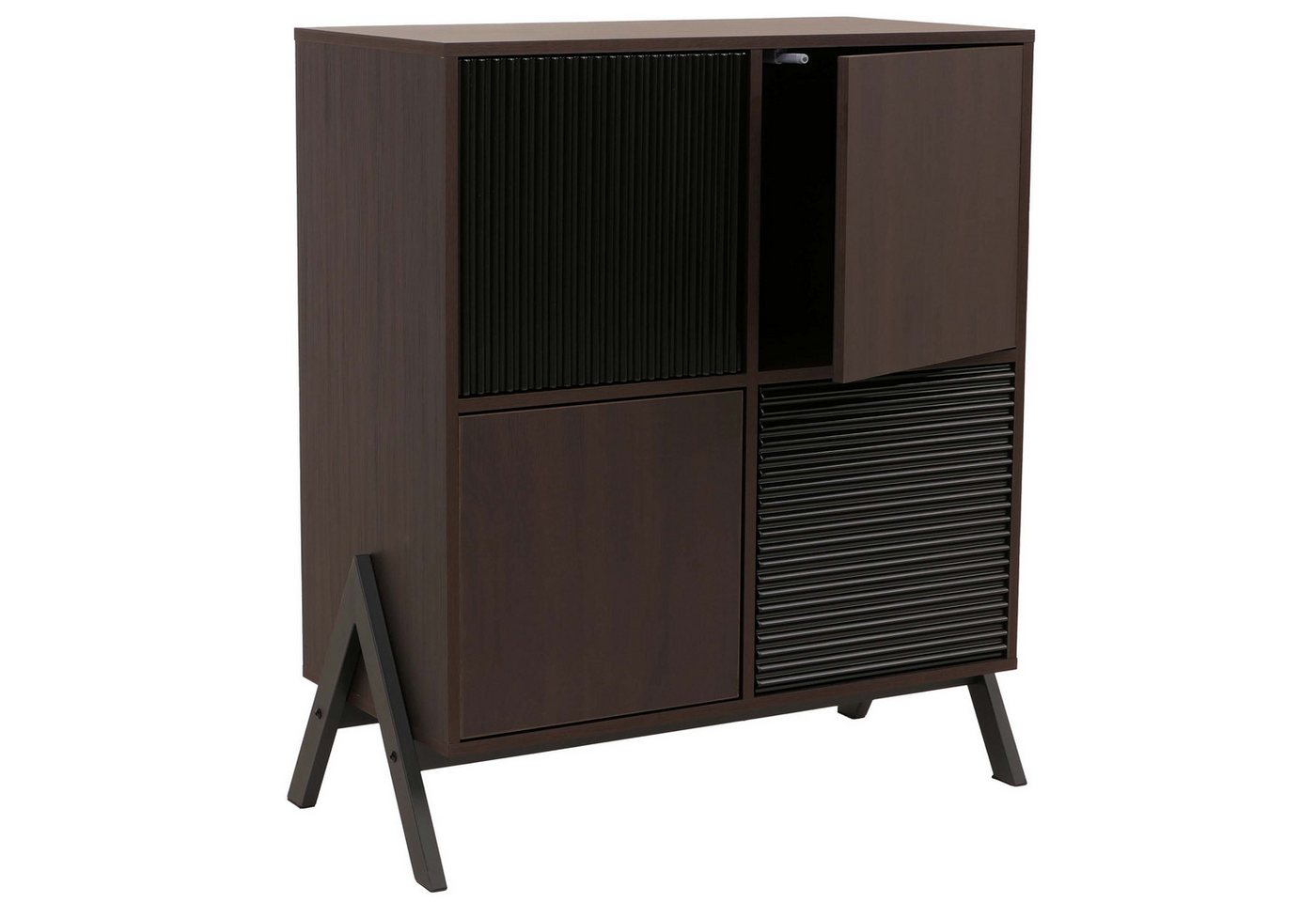 MCW Sideboard MCW-O40-K, Mit strukturierten Türen MCW Sideboard MCW-O40-K, Mit strukturierten Türen von MCW