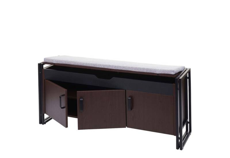 MCW Sitzbank MCW-A27-W, Oberfläche/Innenflächen mit 3D-Struktur, Kissen dank Gummi fixierbar von MCW