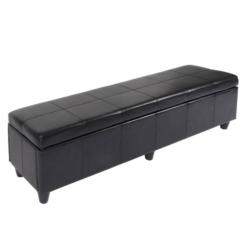 MCW Sitzbank mit Aufbewahrung Arezzo XXL Schwarz von MCW