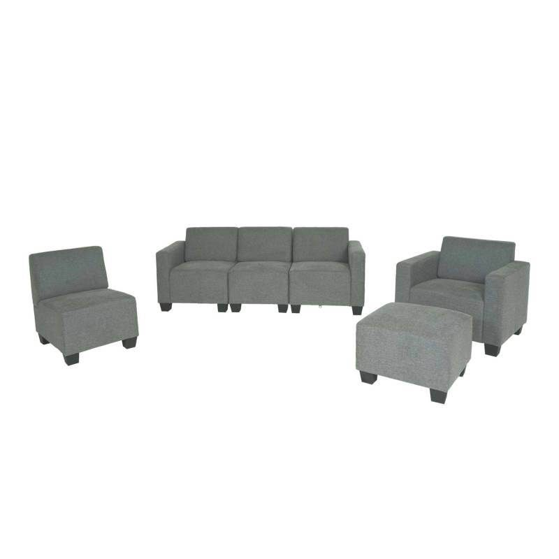 MCW Sofa-System Moncalieri 6-teilig 3-1-1-1 Grau von MCW