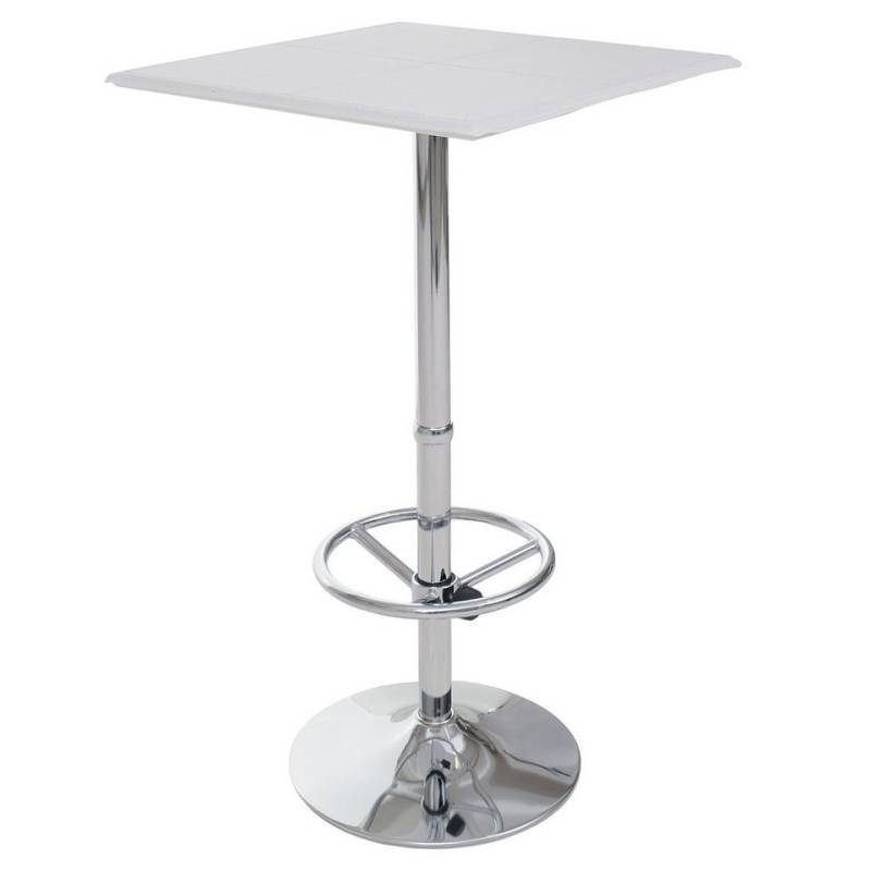 MCW Stehtisch Buffalo, Revolutionäres Design, Fußablage höhenverstellbar, Bodenschoner von MCW