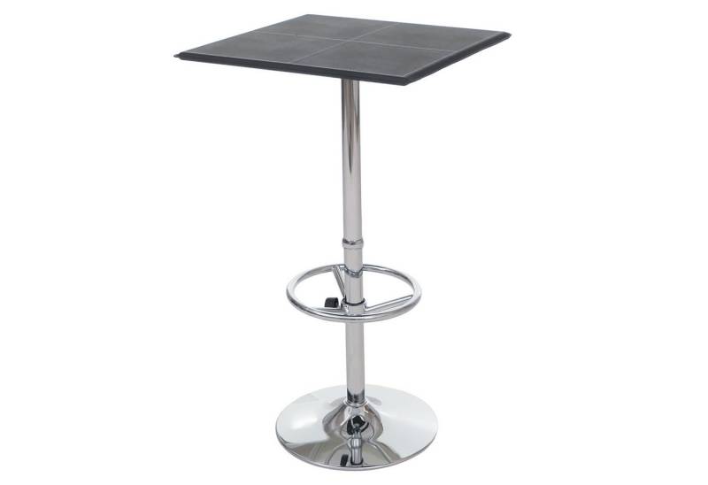 MCW Stehtisch Buffalo, Revolutionäres Design, Fußablage höhenverstellbar, Bodenschoner von MCW