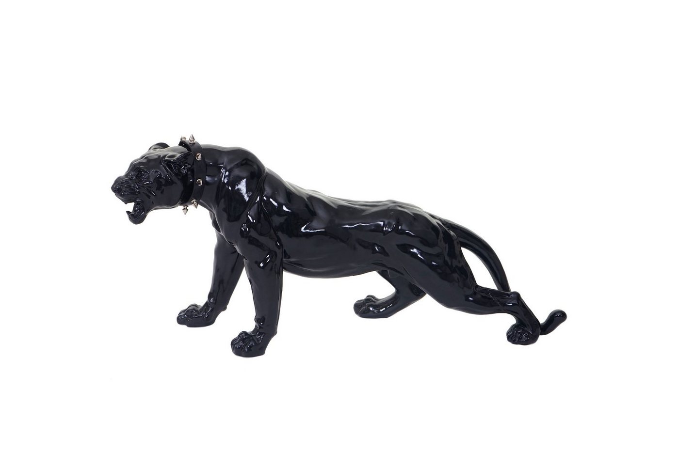 MCW Tierfigur Panther, Indoor/Outdoor-geeignet, Witterungsbeständig, Frostbeständig bis -10° C, Inkl. Halsband von MCW