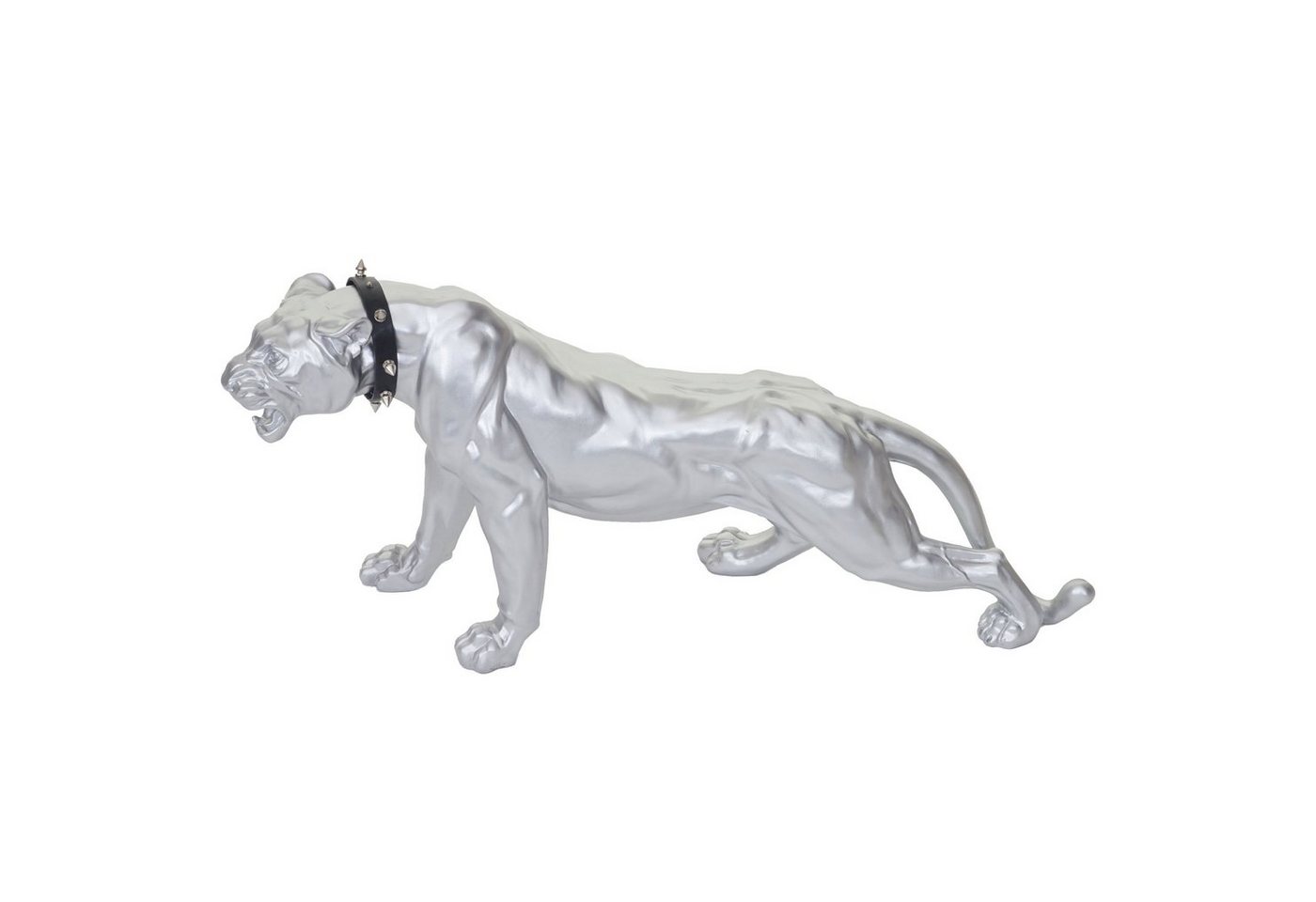 MCW Tierfigur Panther, Indoor/Outdoor-geeignet, Witterungsbeständig, Frostbeständig bis -10° C, Inkl. Halsband von MCW