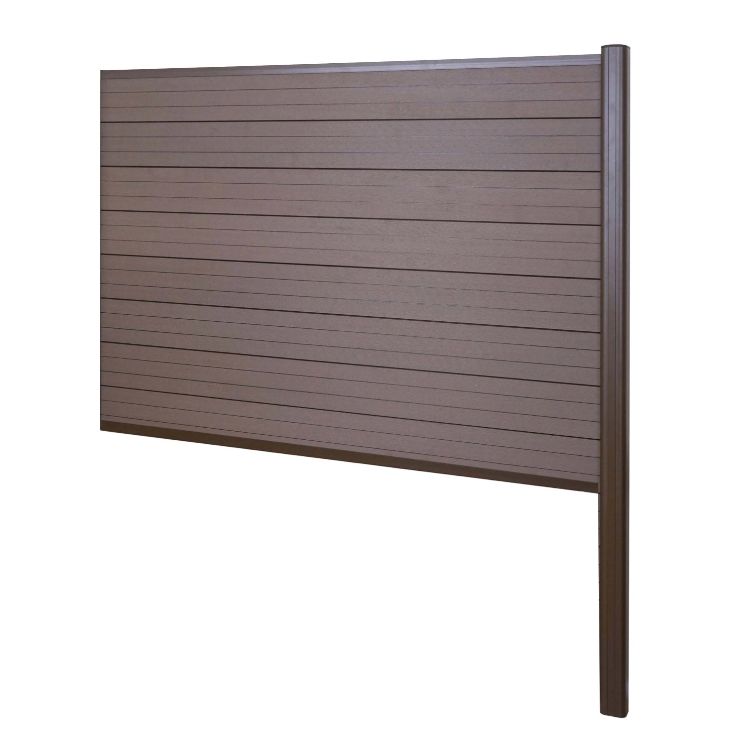 MCW WPC-Sichtschutz Savoie Zaun Windschutz Alu-Pfosten Zum Einbetonieren - Erweiterungselement 185cm Braun MCW WPC-Sichtschutz Savoie Zaun Windschutz Alu-Pfosten Zum Einbetonieren - Erweiterungselement 185cm Braun von MCW