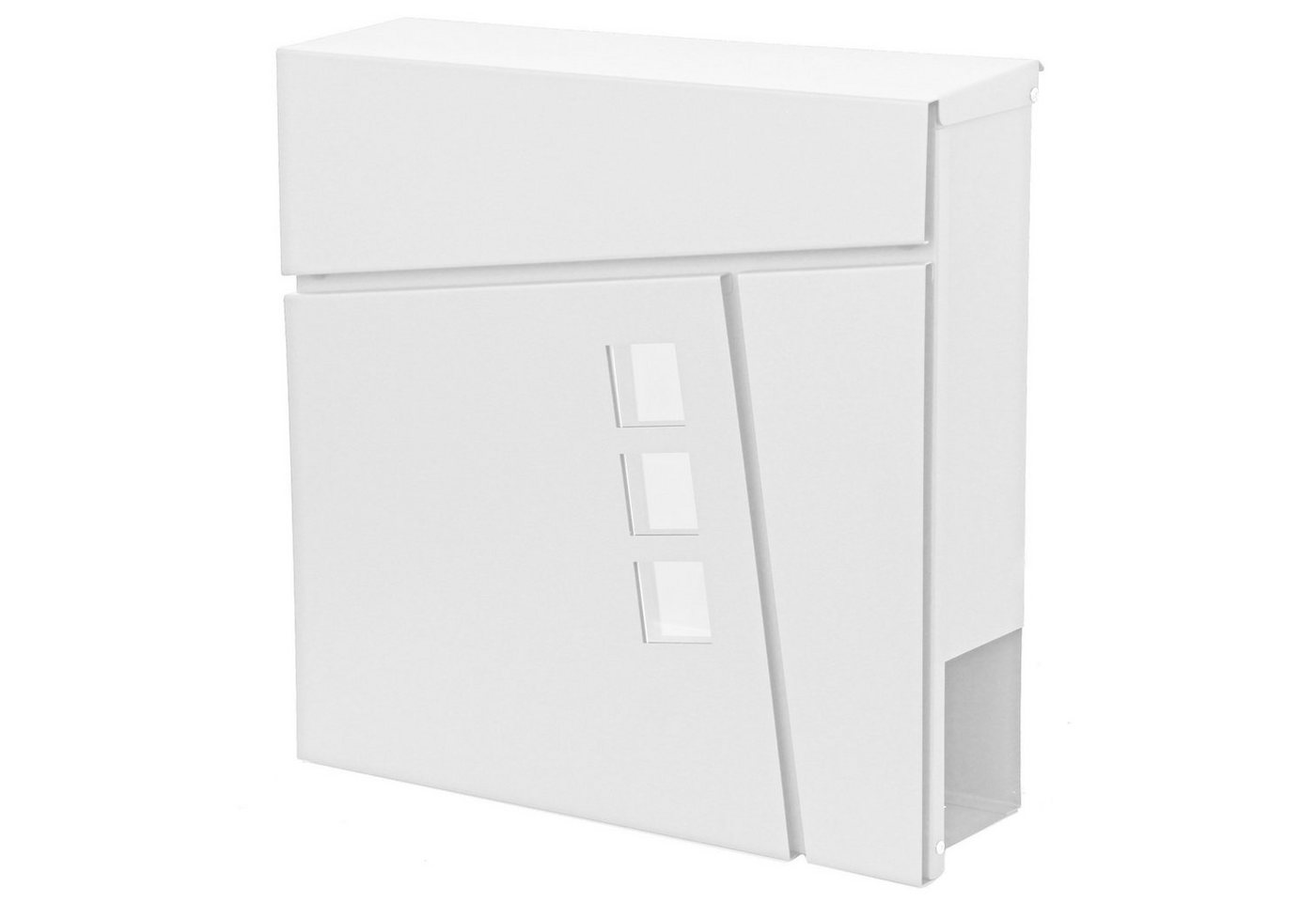 MCW Wandbriefkasten MCW-B29, Front mit 3 Sichtfenstern, Mit Zeitungsfach, Inkl. 2 Schlüsseln MCW Wandbriefkasten MCW-B29, Front mit 3 Sichtfenstern, Mit Zeitungsfach, Inkl. 2 Schlüsseln von MCW