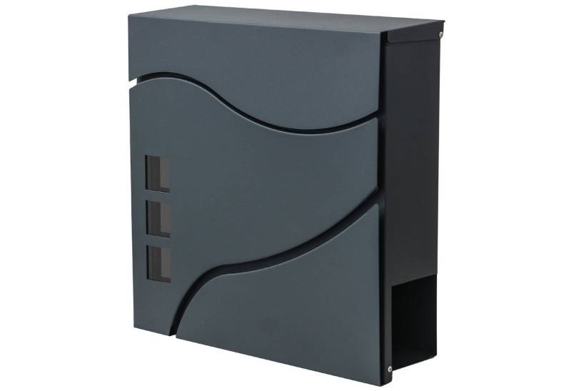MCW Wandbriefkasten MCW-B31, Zylinderschloss, Inkl. 2 Schlüsseln und Montagematerial von MCW