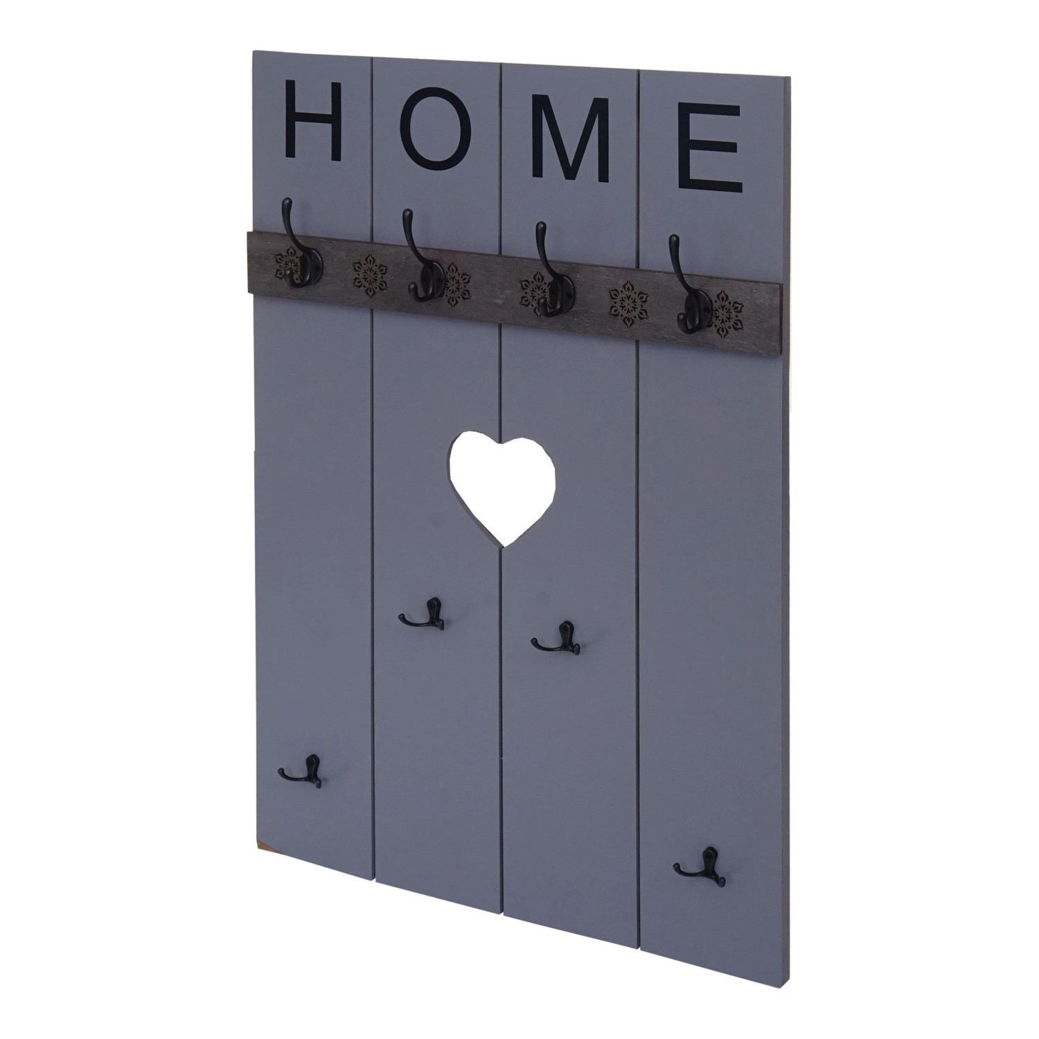 MCW Wandgarderobe C89 Home Shabby-Look Grau-Blau von MCW