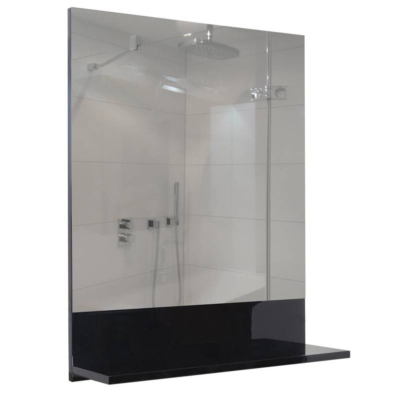 MCW Wandspiegel mit Ablage B19 Schwarz von MCW