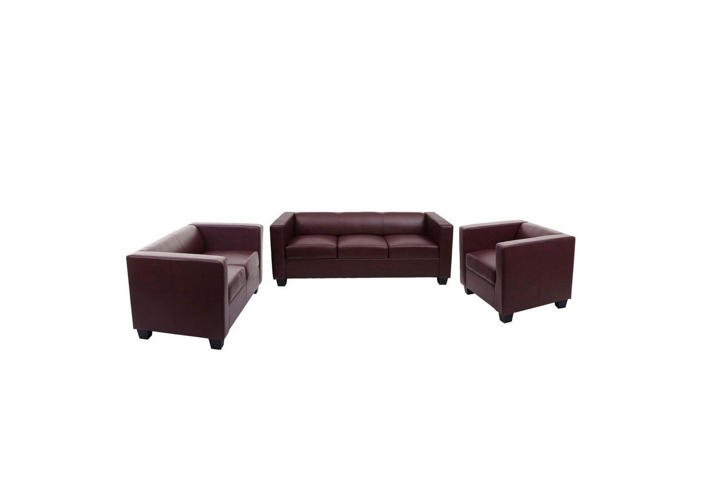 MCW Wohnlandschaft Lille-3-2-1-KL, Set, Bequeme Sitzpolsterung, Stabile Rahmenbauweise, Hohe Standfestigkeit MCW Wohnlandschaft Lille-3-2-1-KL, Set, Bequeme Sitzpolsterung, Stabile Rahmenbauweise, Hohe Standfestigkeit von MCW