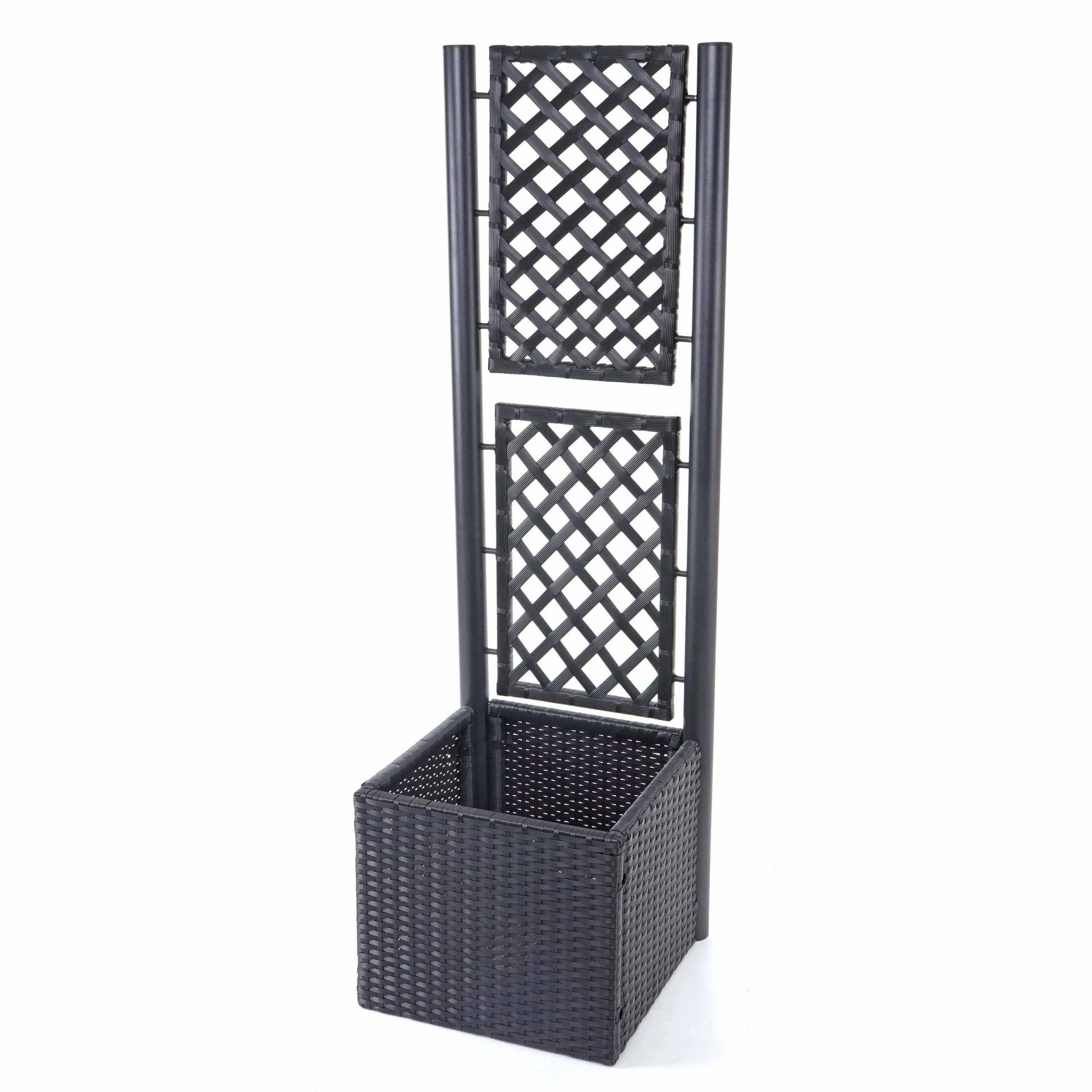 POLY-RATTAN RANKGITTER Anthrazit von MCW