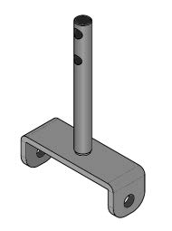 Original MCZ Halterung für Pellet-Thermoofen, Artikelnummer 41400914740 von MCZ