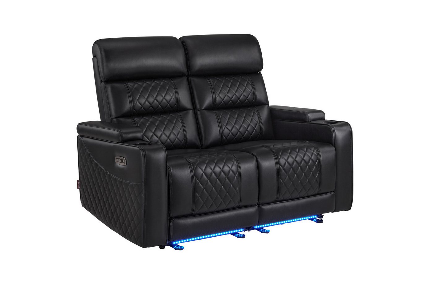 MCombo 2-Sitzer M MCombo 2 Sitzer Sofa mit verstellbare Kopfstütze 7705, mit Herz-Waage-Position von MCombo