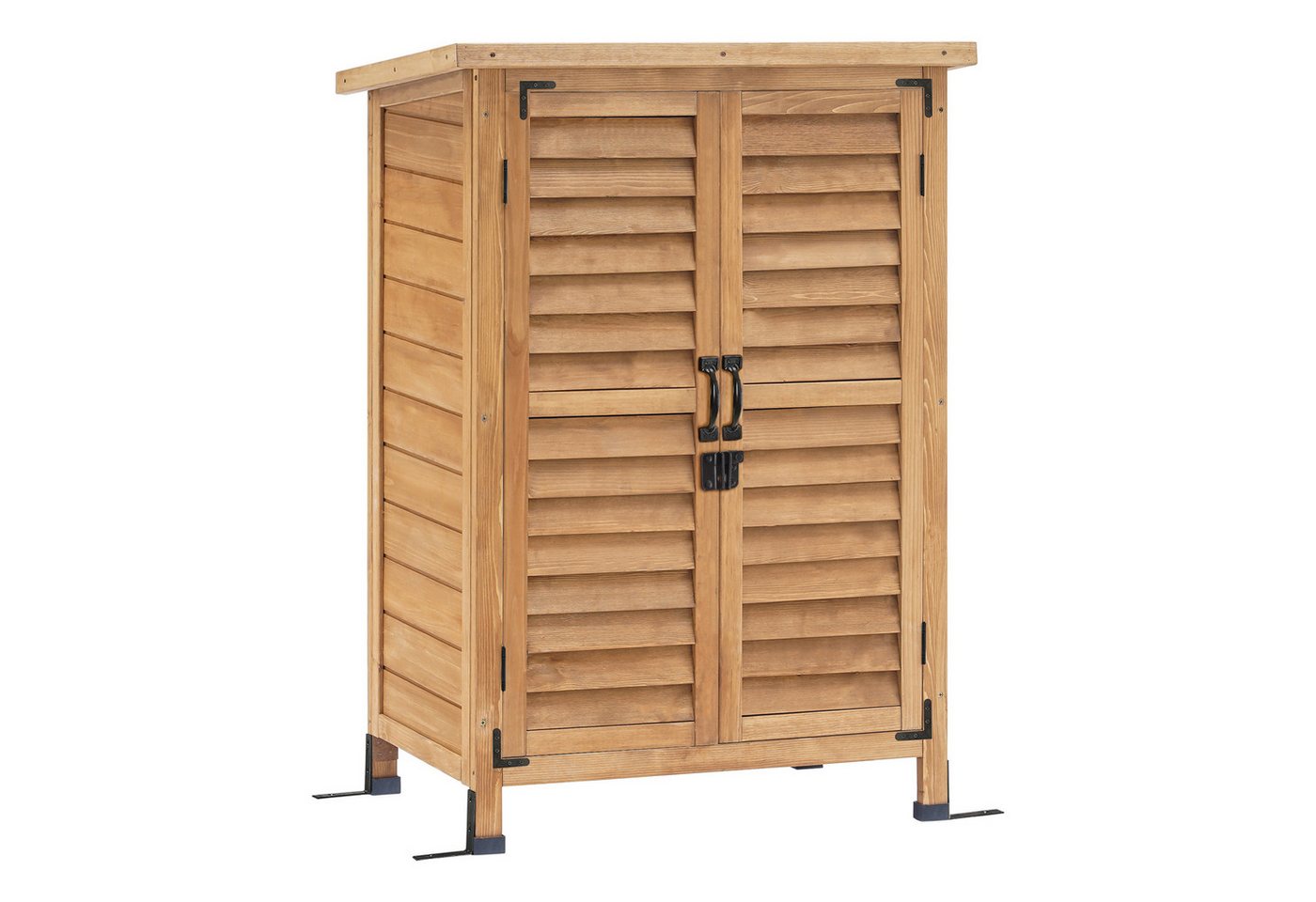 MCombo Gerätehaus MCombo Gartenschrank Geräteschuppen Werkzeugschrank 0690/0870, Outdoor-Schrank Gartenbox, aus Holz von MCombo