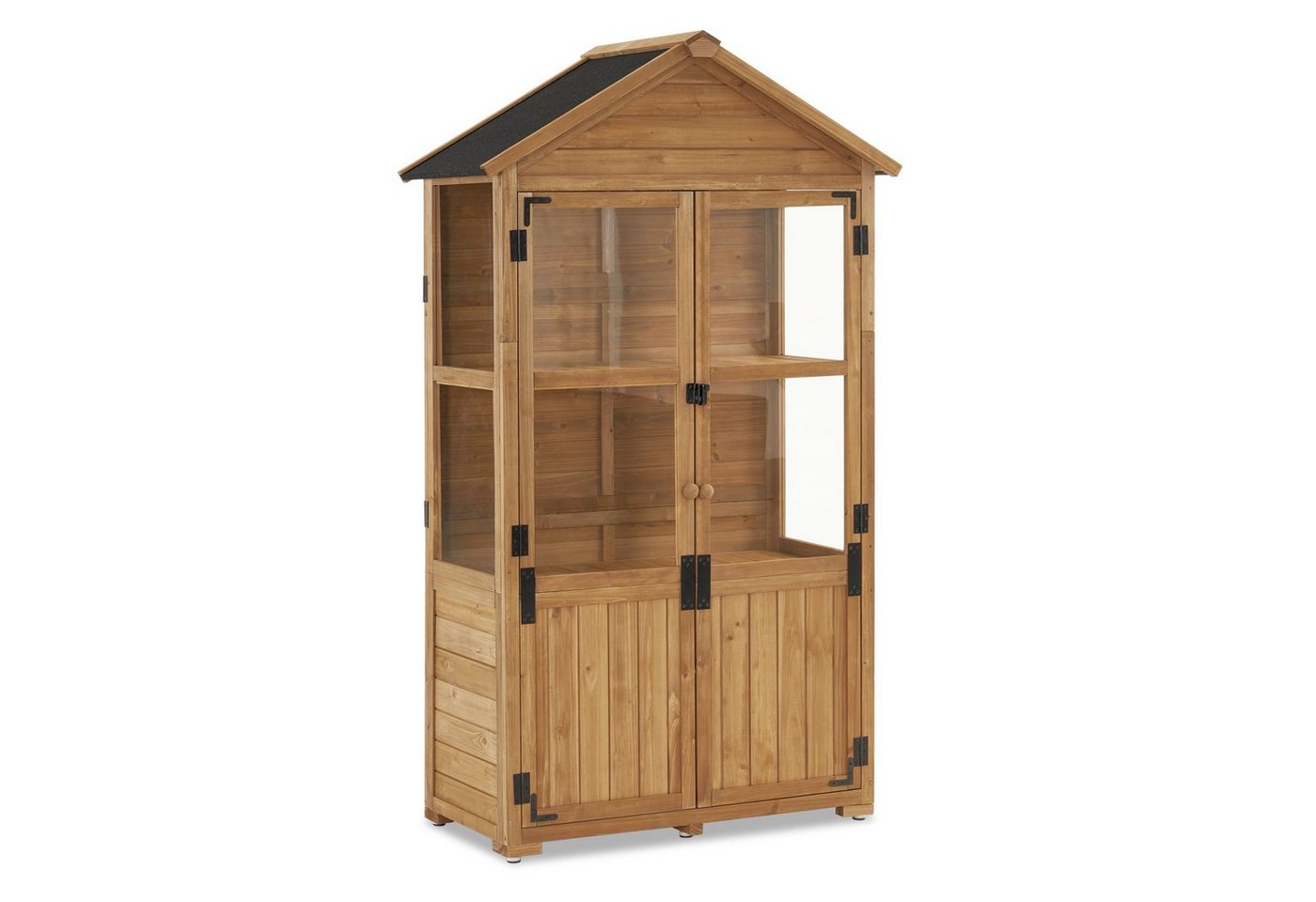 MCombo Gerätehaus MCombo Gartenschrank Werkzeugschrank 01111, 100 × 53 × 178 cm, Outdoor Gartenhaus Gerätehaus, Wetterfest, Für Balkon & Terrasse von MCombo