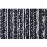 Md Entree Ambiance Eingangsmatte - Teppichmatte - Küchenteppich: 40x60 cm, ethnic soft black von MD-ENTREE