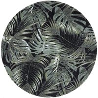 Md Entree Universal Eingangsmatte - Teppichmatte - Küchenteppich: palm leaves, ø 100 cm von MD-ENTREE