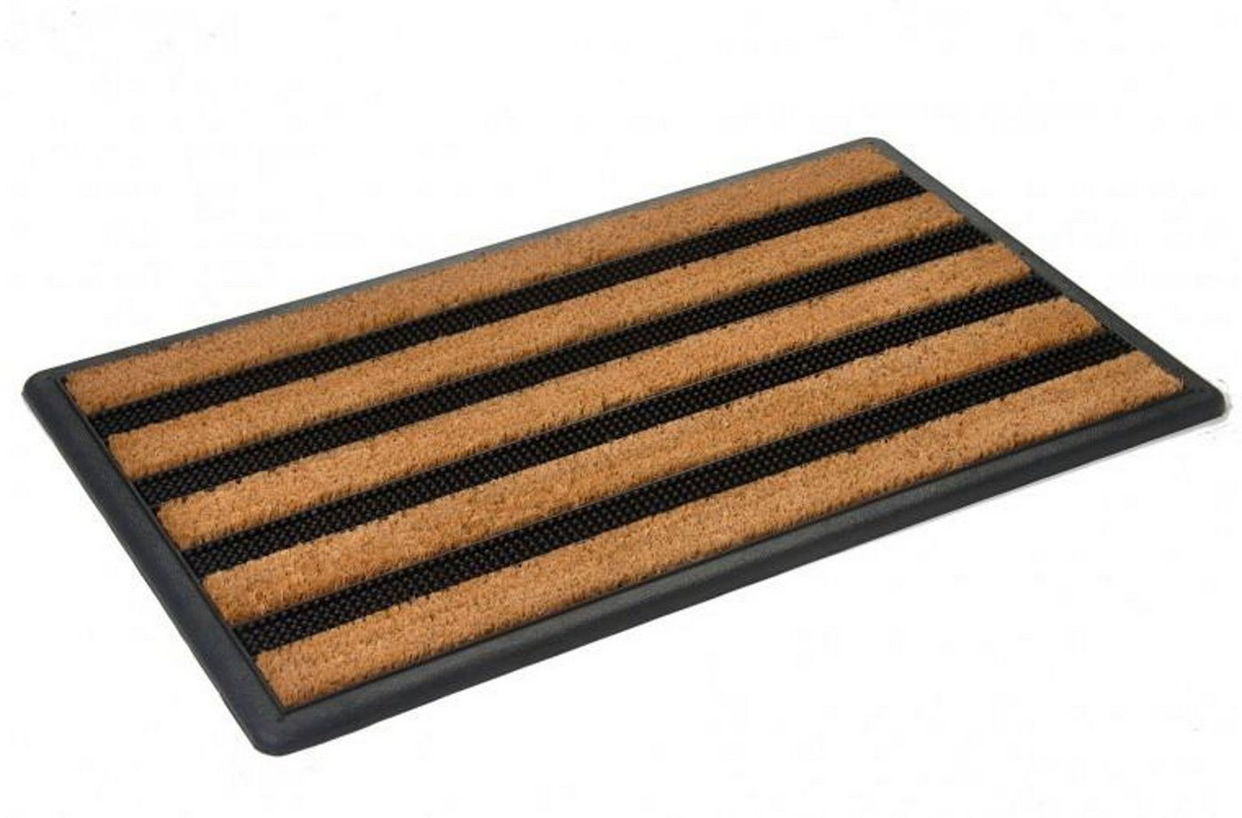 Fußmatte Gummi Kokos Fußmatte robust 45 x 75 cm Outdoor, MD Entree, rechteckig von MD Entree