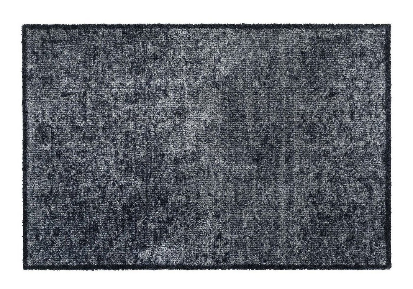 Fußmatte MD Entree Soft&Deco Eingangsmatte - Teppichmatte - Küchenteppich, MD Entree, rechteckig, Höhe: 8 mm, bei 30° waschbar, anti-rutsch, 67 x 100 cm, Velvet, anthrazit von MD Entree