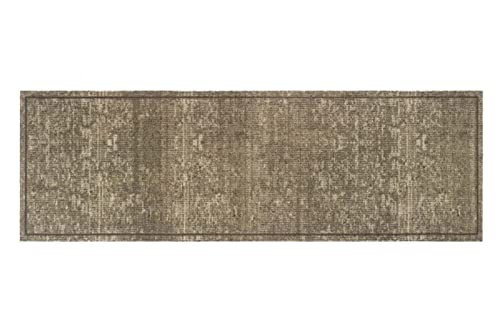 MD Entree Eingangsmatte Matte Küchenmatte Küchenteppich Läufer Teppich Fußmatte Küchenvorleger Matte Wohnraummatte, Größe:50x150 cm, Motiv:Velvet beige von MD Entree