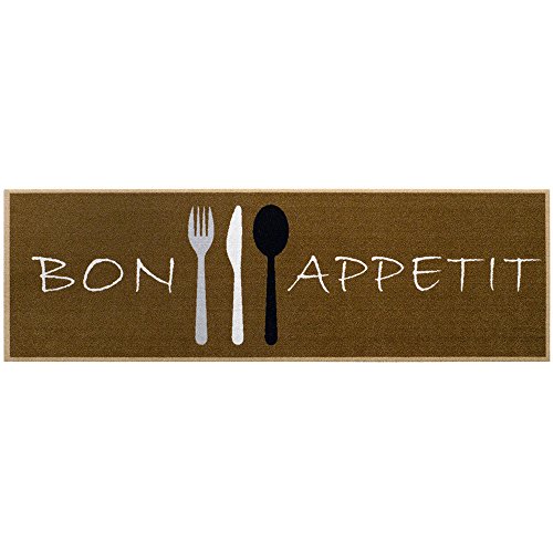 MD-Entree Küchenläufer Bon Appetit 50x150cm in braun, Polyamid, 68 x 38 x 38 cm von MD-Entree