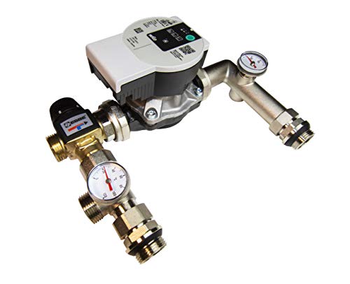 MD Technic Festwertregelset Pumpengruppe für Fußbodenheizung bis 180 m2 1" ESBE VTA372 Kvs 3,4 + Wilo-Yonos Para RS 32/6 von MD technic