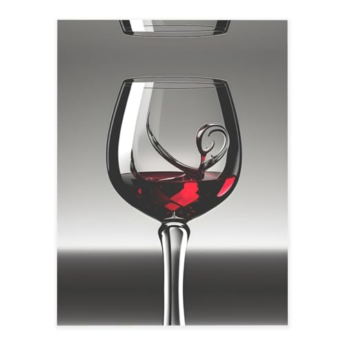 Weinglas-Druck, niedliche Kristall-Aufkleber, Harz-Aufkleber für Wasserflasche, Sammelalbum, Laptop, Handyhülle, Geschenk für Erwachsene von MDATT