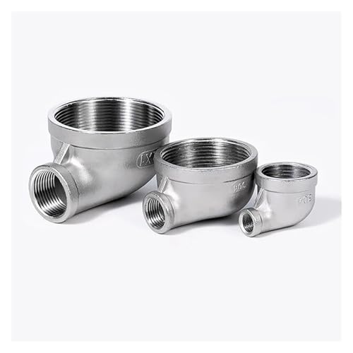 1PC 3/4" TO 1/2" BSP Female Thread Reducer 90 Degree Elbow 304 Stainless Steel Angled Plumbing Adapter MDBJTCYZN von MDBJTCYZN