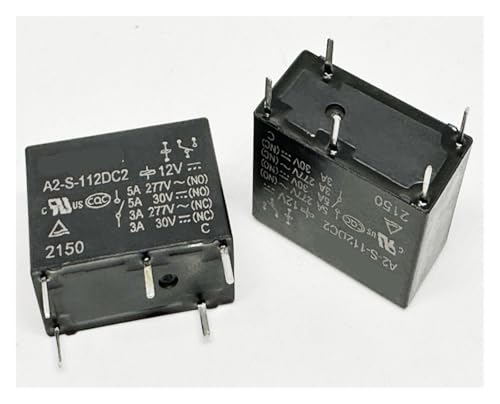 1pc A2-S-112DC2 (33F-1C-12V-5A) Relay 5 pins MDBJTCYZN von MDBJTCYZN