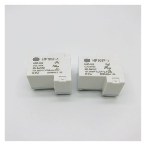 1pc JQX-105F-1-005D-1HS 5VDC, 4-pin 30A240VAC MDBJTCYZN von MDBJTCYZN