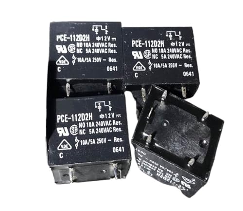 1pc PCE-112D2H (4123C-12V/24V-10A) Relay 5 pins MDBJTCYZN von MDBJTCYZN