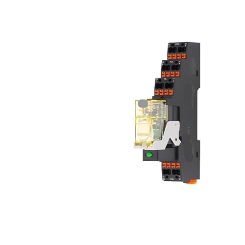 1pc RJ2C-D24-08P Relay Spring DIN Rail Plug-in 1N1O 5-Pin 12A 24VDC /220VAC MDBJTCYZN von MDBJTCYZN