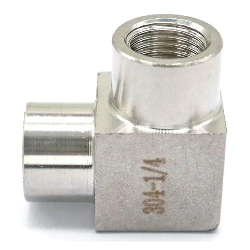 MDBJTCYZN 1/4" BSP Eqaul Female Thread Elbow 90 Deg 304 Stainless Steel Pipe Fitting Operating Pressure 250 Bar von MDBJTCYZN