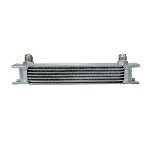 MDBJTCYZN 1PCS Silver 7 Rows AN-10 Engine Transmission Aluminum Oil Cooler British Type von MDBJTCYZN