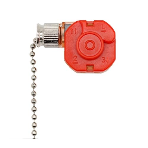 MDBJTCYZN 1pc 3089R-2 Pull Chain Switch Off L-1 L-2-3 L-3 3A 250VAC 6A 125VAC UL1015 Wire MDBJTCYZN 1pc 3089R-2 Pull Chain Switch Off L-1 L-2-3 L-3 3A 250VAC 6A 125VAC UL1015 Wire von MDBJTCYZN