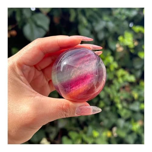 MDBJTCYZN 1pc 6-7cm Rainbow Fluorite Crystal Sphere MDBJTCYZN 1pc 6-7cm Rainbow Fluorite Crystal Sphere von MDBJTCYZN