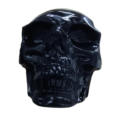 MDBJTCYZN 1pcs 1-1.3kg Obsidian Skull, Quartz Crystal Ore Carved MDBJTCYZN 1pcs 1-1.3kg Obsidian Skull, Quartz Crystal Ore Carved von MDBJTCYZN