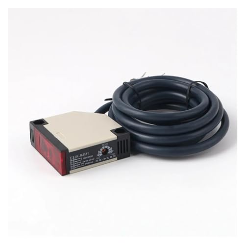 MDBJTCYZN E3JK-R4M1 Retro-Reflective Light-ON Pre-Wired Type AC 90-250V Photoelectric Sensor Switch with ReflectorDC12-24V (DC12-24V) von MDBJTCYZN
