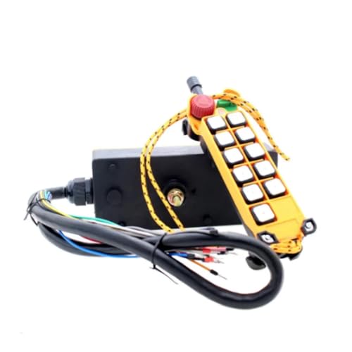 MDBJTCYZN HS-10S 1 Speed 1 Transmitter 10 Channels Hoist Crane Truck Radio Remote Control Push Button Switch AC48V MDBJTCYZN HS-10S 1 Speed 1 Transmitter 10 Channels Hoist Crane Truck Radio Remote Control Push Button Switch AC48V von MDBJTCYZN