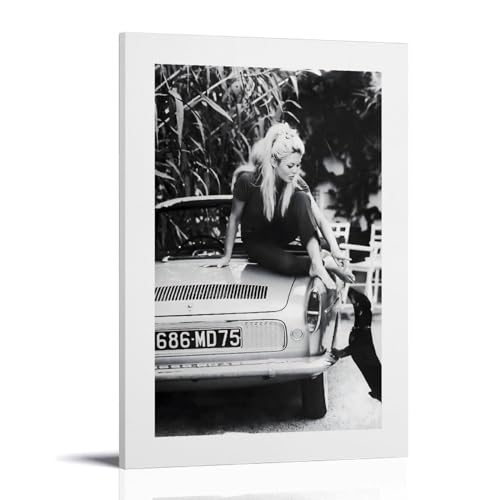 MDCRADI Brigitte Bardot-Poster, Wohnzimmer-Dekor, moderne ästhetische Wandkunst, Poster, Geschenk für Freunde, Rahmen-Stil, 40 x 60 cm von MDCRADI