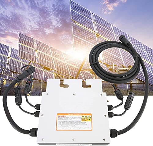 Stromwandler, sicher zu verwendender Wechselrichter Micro-Wechselrichter Solar-Wechselrichter für Zuhause (watt_hours, 600.00) von MDDE