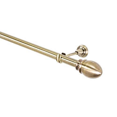 Gardinenstange 25 mm 1-Lauf Antik-Gold Metall, 240 Gardinenstange 25 mm 1-Lauf Antik-Gold Metall, 240 von MDEKOR